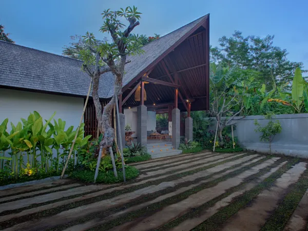 Exterior of Villa Elitya, Ubud, Bali — villa property photography