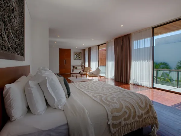 Bedroom at Ocean Friends Villa, Pererenan, Bali — professional villa photography