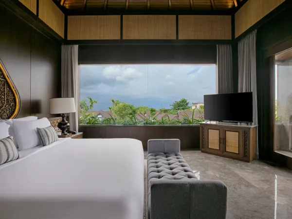 Bedroom at Taman Dharmawangsa, Nusa Dua, Bali — professional villa photography