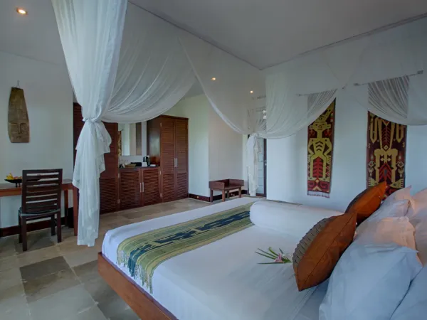 Bedroom at Vila Markisa, Tulamben, Bali — professional villa photography