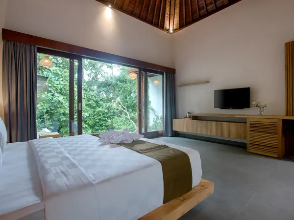 Bedroom at Villa Elitya, Ubud, Bali — professional villa photography