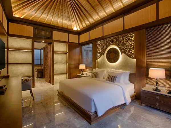 Bedroom at Taman Dharmawangsa, Nusa Dua, Bali — professional villa photography