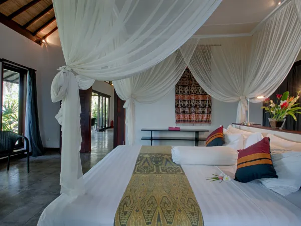Bedroom at Vila Markisa, Tulamben, Bali — professional villa photography