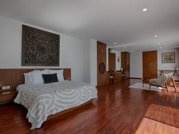 Bedroom at Ocean Friends Villa, Pererenan, Bali — professional villa photography