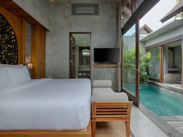 Bedroom at Taman Dharmawangsa, Nusa Dua, Bali — professional villa photography