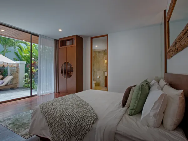 Bedroom at Ocean Friends Villa, Pererenan, Bali — professional villa photography