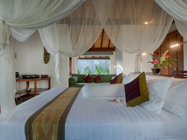 Bedroom at Vila Markisa, Tulamben, Bali — professional villa photography