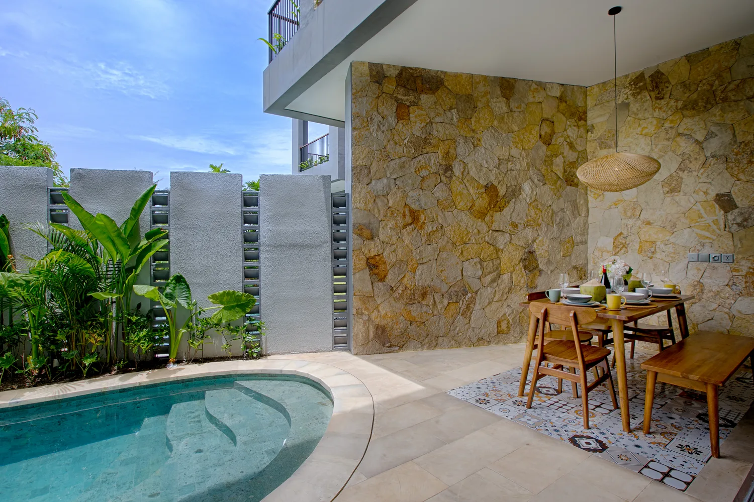 Interior Padi Padi Villas Pererenan Bali — foto villa profesional