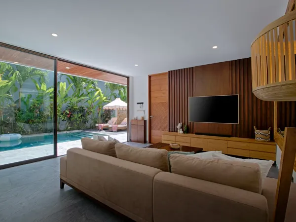 Interior at Ocean Friends Villa, Pererenan, Bali — professional villa photography