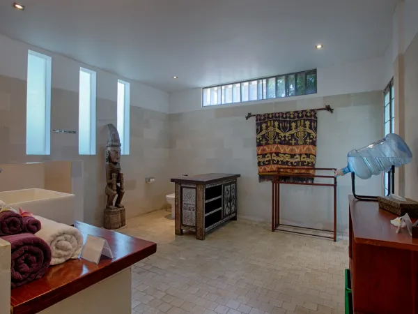 Bathroom at Vila Markisa, Tulamben, Bali — luxury villa photography