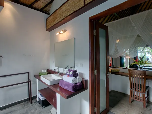 Bathroom at Vila Markisa, Tulamben, Bali — luxury villa photography