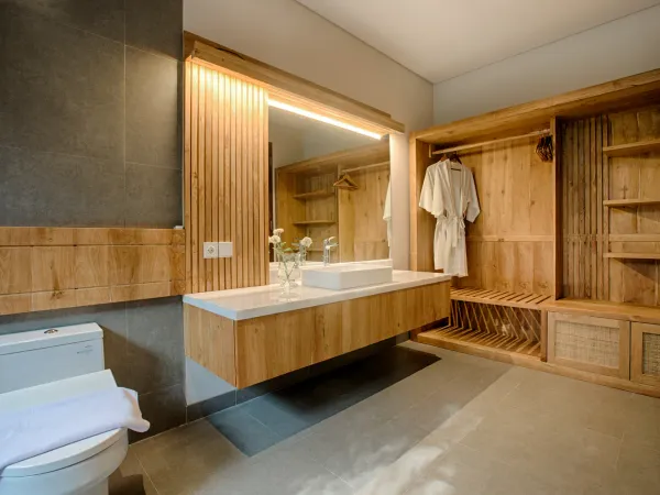 Bathroom at Villa Elitya, Ubud, Bali — luxury villa photography