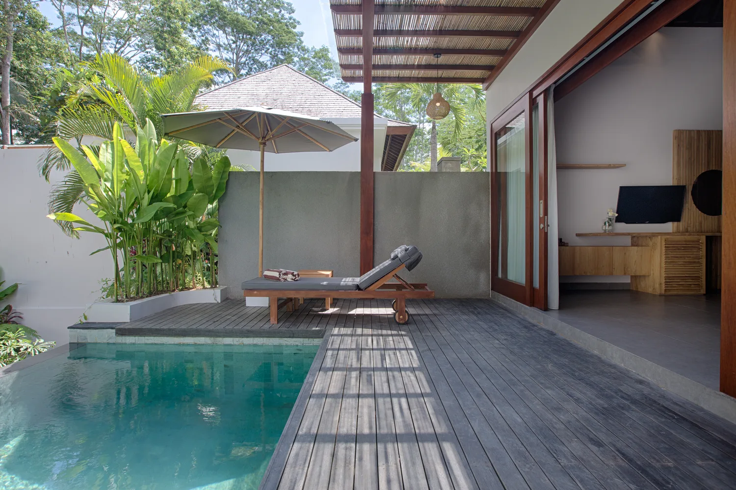 Kolam Renang Villa Elitya Ubud Bali — foto villa profesional